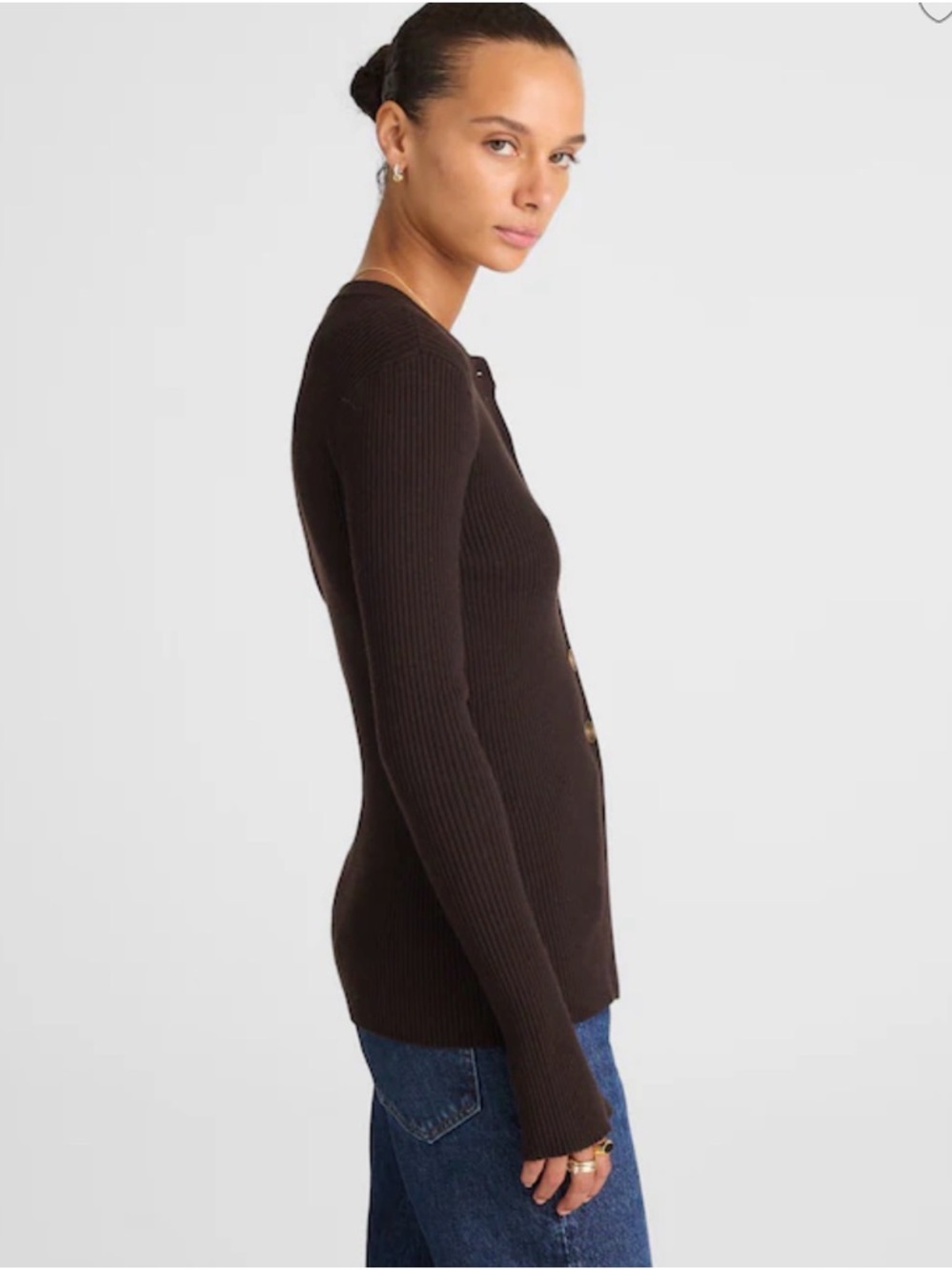 Longline Cardigan Jacket - Picture 6 of 7